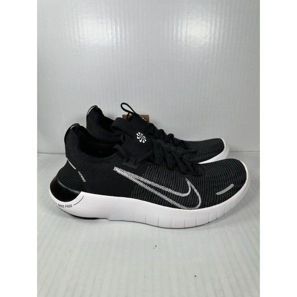 Size 9.5 Nike Free RN FK Next Nature Black White Running Shoes Sneakers Mens NEW